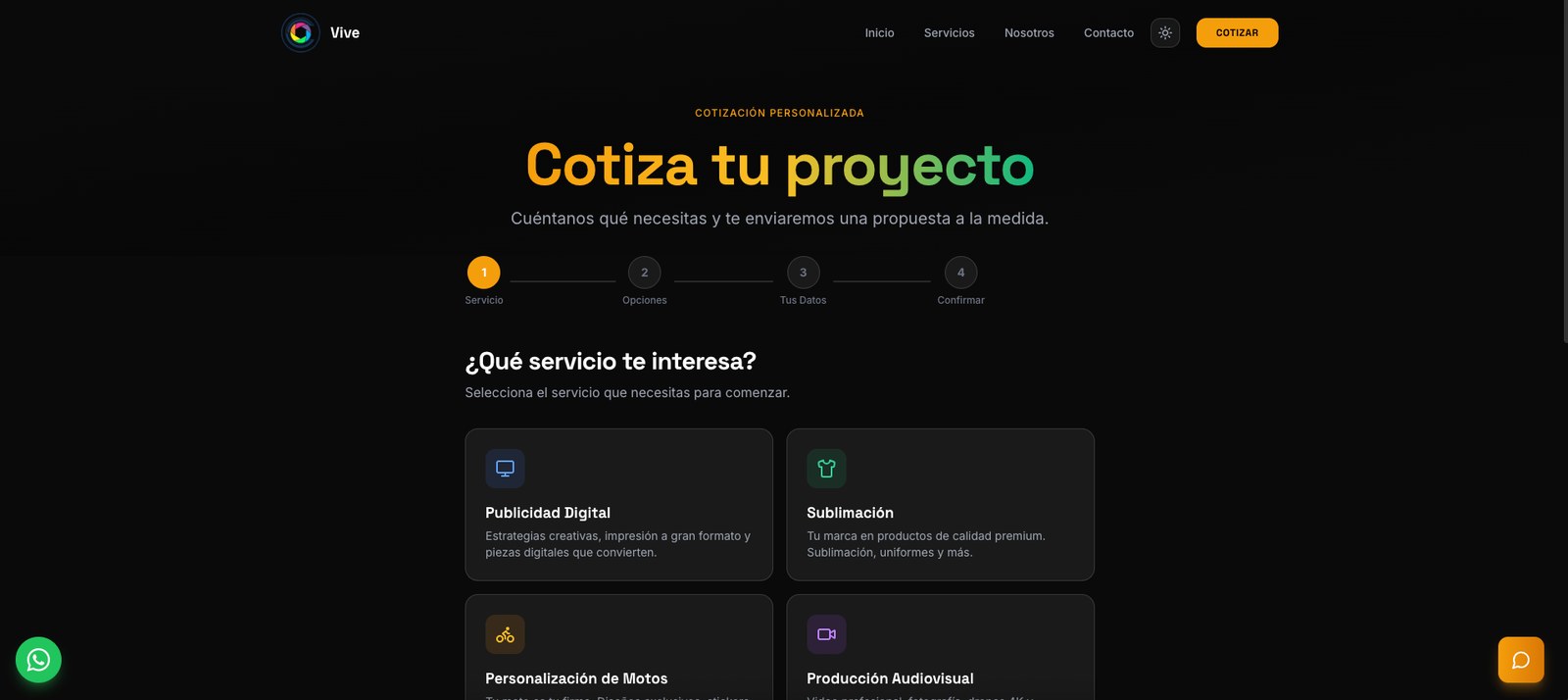 Cotización personalizada - Somos Vive