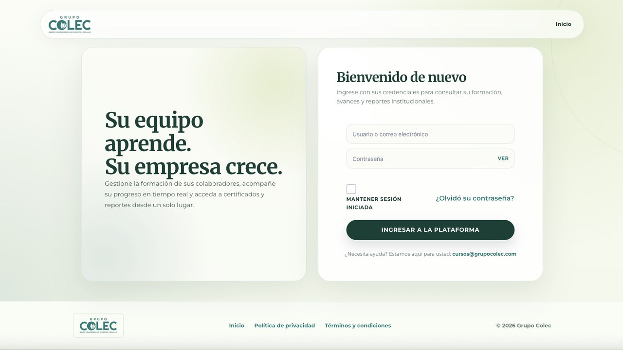 Cursos Grupo Colec